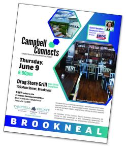 Flyer from Campbell Connects in Brookneal