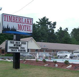 Timberlake Motel exterior and sign