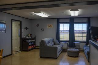 Couch and Coffee area in FBO building