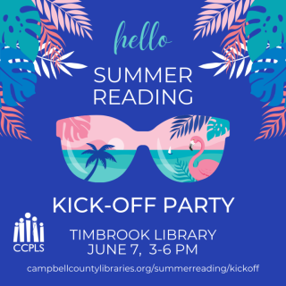 Summer Reading Kickoff party announcement