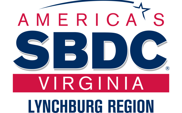 Logo reads America's SBDC Virginia Lynchburg Region with shooting star across the top